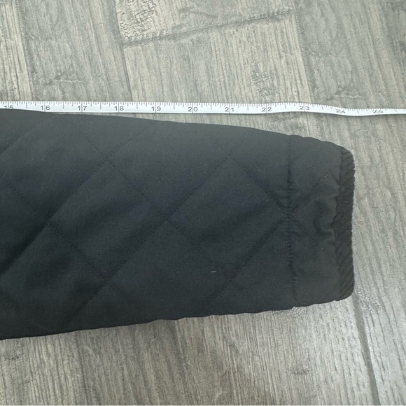 Lauren Ralph Lauren Black Quilted Hunting Field Jacket Petite Small - Picture 10 of 10